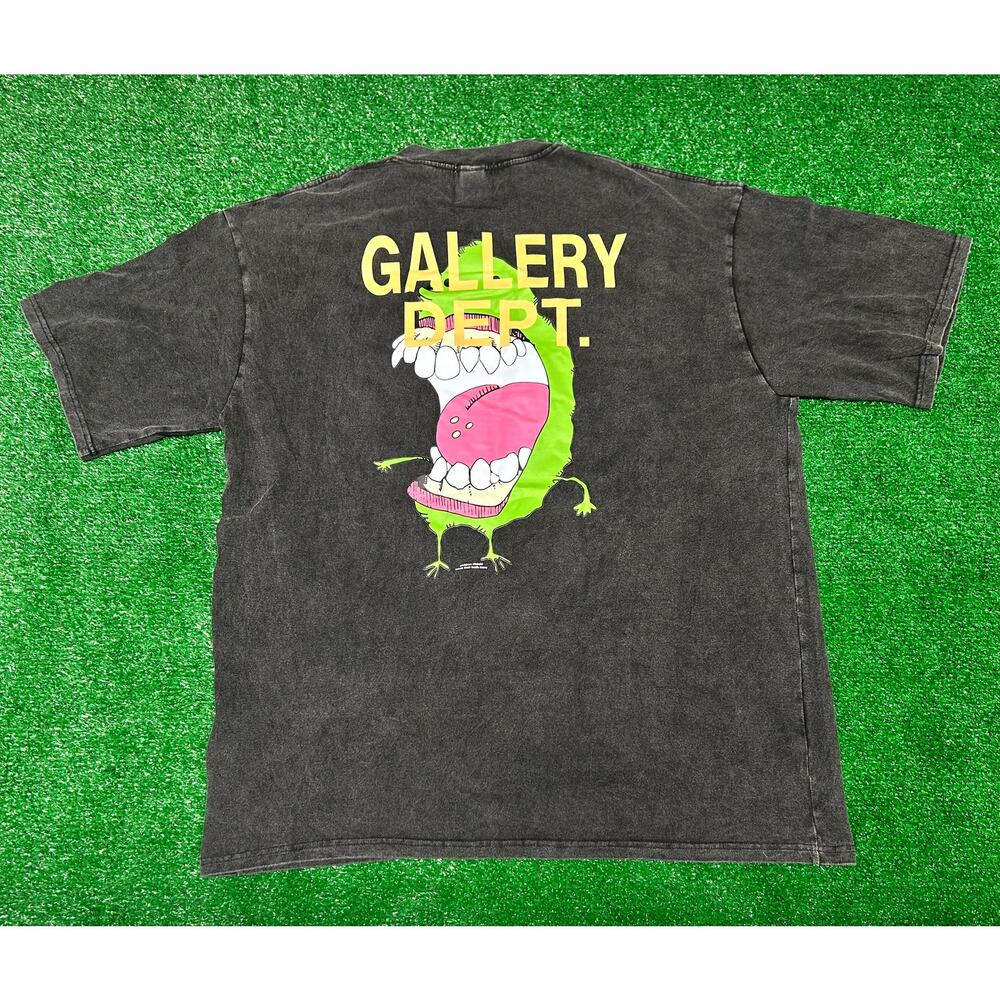 Gallery Dept. Black Graphic T-Shirt